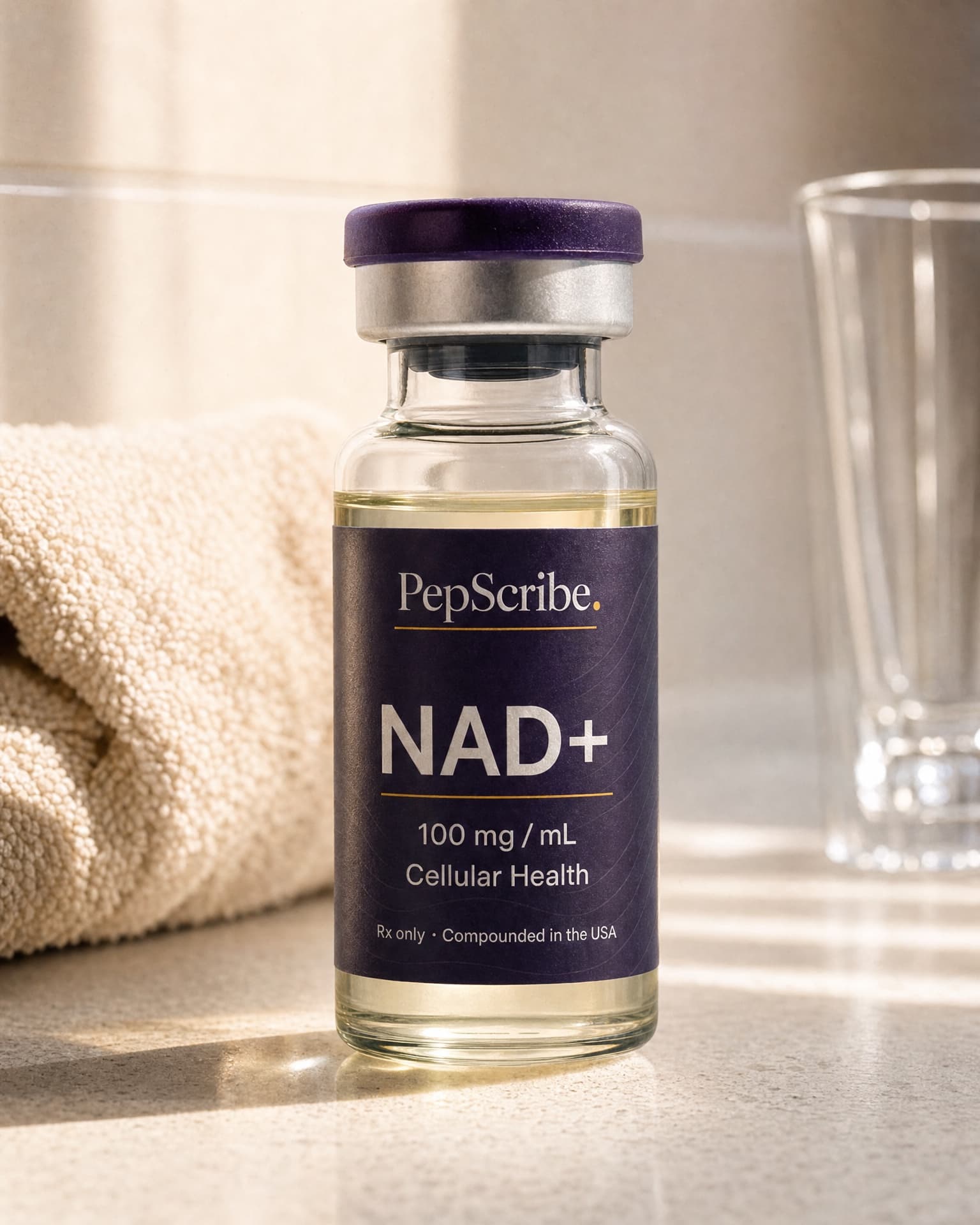 PepScribe compounded NAD+ vial